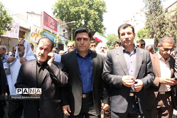 راهپیمایی روز قدس در ساری