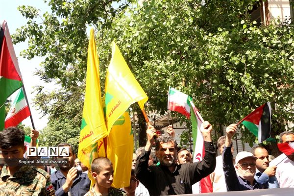 راهپیمایی روز قدس در ساری