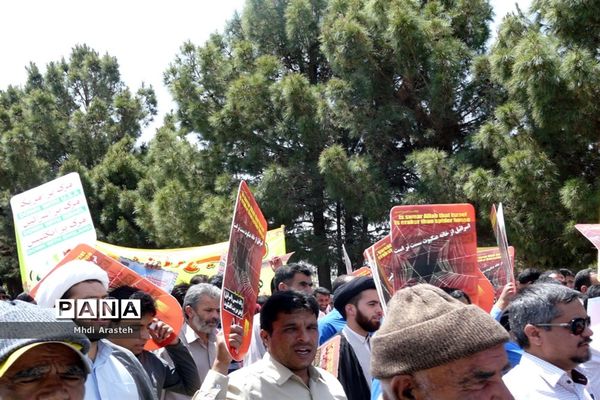 راهپیمایی روزقدس مردم شهرستان خوسف