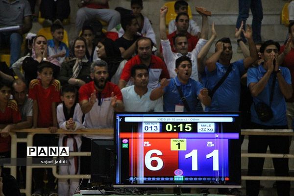 برگزاری مسابقات تکواندو قهرمانی خردسالان کشور در یزد