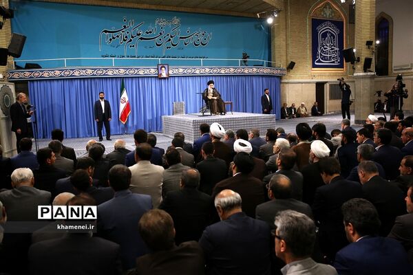 دیدار رئیس و نمایندگان مجلس شورای اسلامی با مقام معظم رهبری