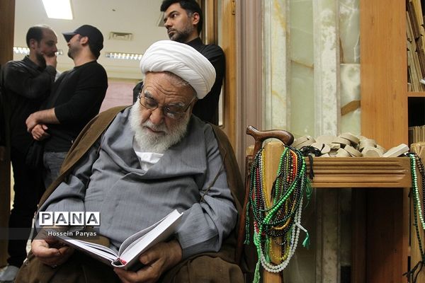 مراسم تشییع مرحوم حجت الاسلام‌سیدعلی اکبرحسینی