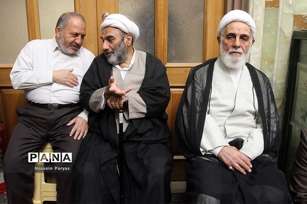 مراسم تشییع مرحوم حجت الاسلام‌سیدعلی اکبرحسینی