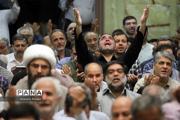 مراسم تشییع مرحوم حجت الاسلام‌سیدعلی اکبرحسینی