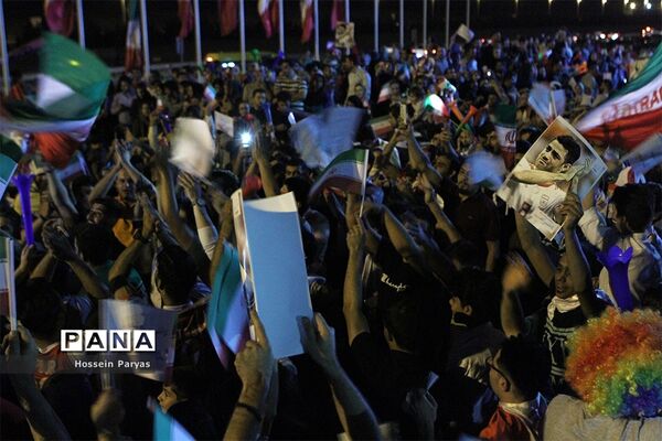 استقبال مردمی از ورود تیم ملی  به ایران
