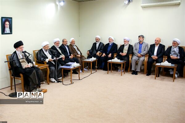 دیدار رئیس و مسئولان قوه قضائیه با رهبر کبیر انقلاب