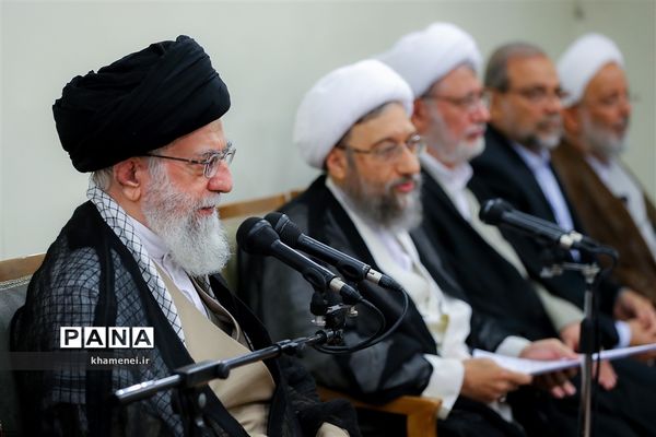 دیدار رئیس و مسئولان قوه قضائیه با رهبر کبیر انقلاب