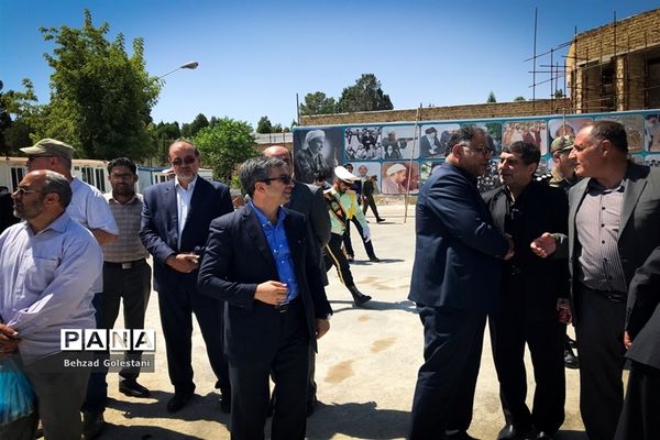 غبار روبی مزار شهدا بمناسبت هفته قوه قضاییه و گرامیداشت حجت الاسلام و المسلمین شیخ غلامرضا حسنی