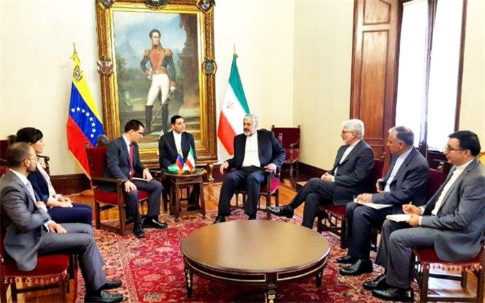 دیدار فرستاده ویژه روحانی با وزیر امور خارجه ونزوئلا