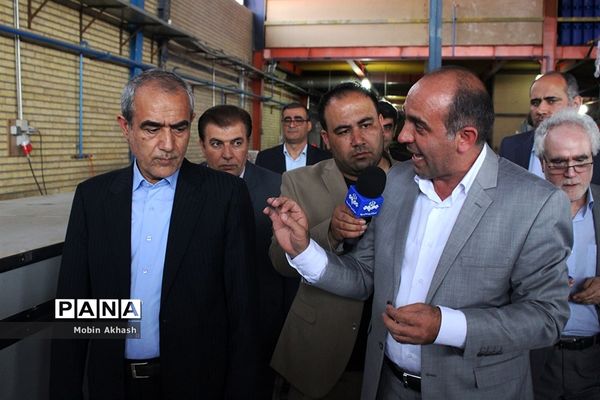بازدید استاندار آذربایجان شرقی از واحد های تولیدی و صنعتی شهرک سلیمی