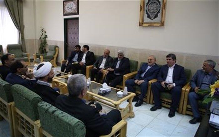 دیدار استاندار قم و معاونین استاندار با رئیس دادگستری قم