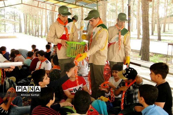 حضوردانش آموزان شهرقدس در اردوی فرهنگی تفریحی امید و نشاط