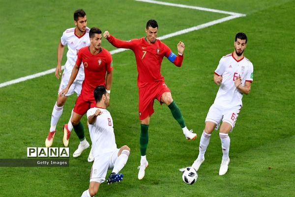 دیدار تیم های ایران و پرتغال در جام جهانی 2018 روسیه