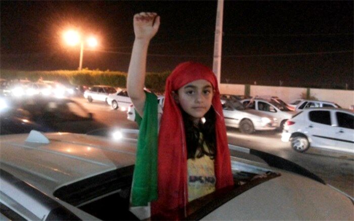 شادی مردم بوشهر بعد از تساوی برابر پرتغال