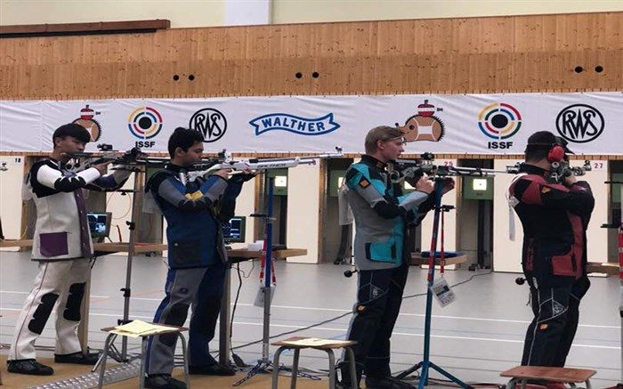 تیراندازی قهرمانی جوانان جهان؛ تفنگ ده متر مردان ایران چهارم شد
