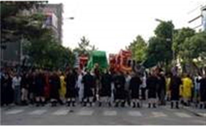 استقبال از کاروان نمادین  حضرت علی بن موسی الرضا (ع)  در نیشابور