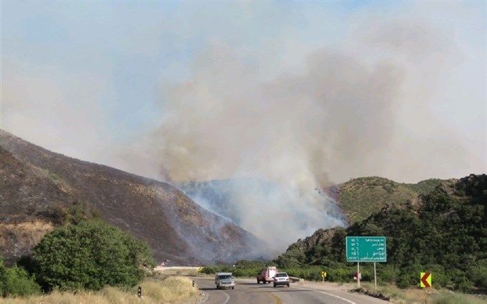 آتش‌سوزی در پارک ملی گلستان همچنان ادامه دارد