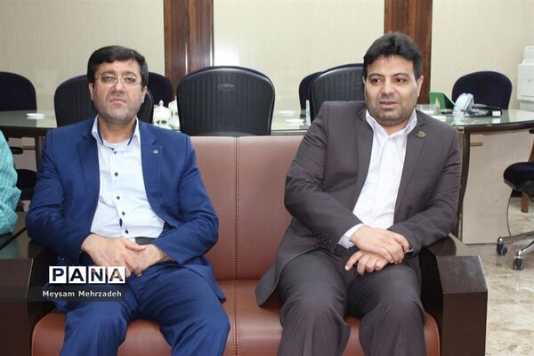 دیدار رئیس  و کارکنان سازمان دانش آموزی استان بوشهر با معاون جدید پشتیبانی
