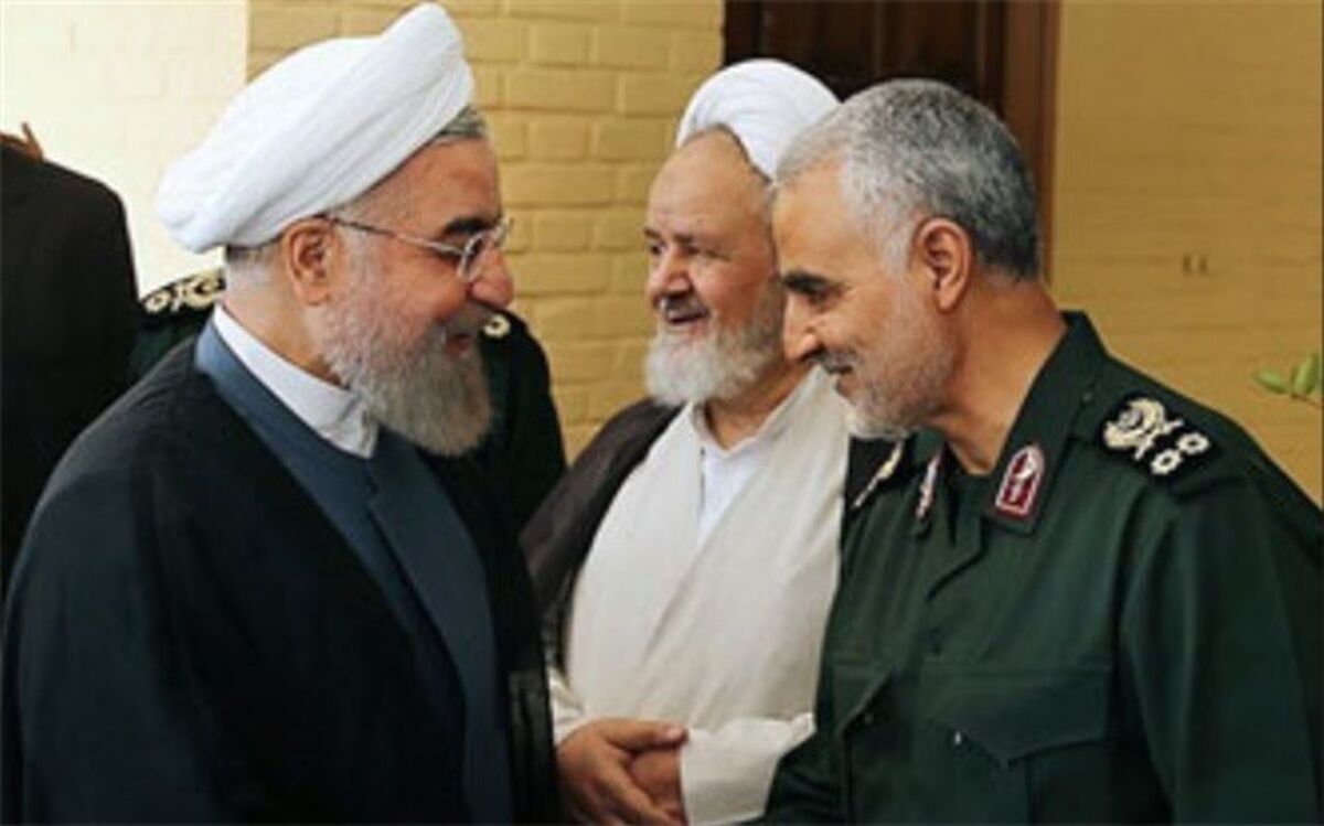 قدردانی قاسم سلیمانی از روحانی