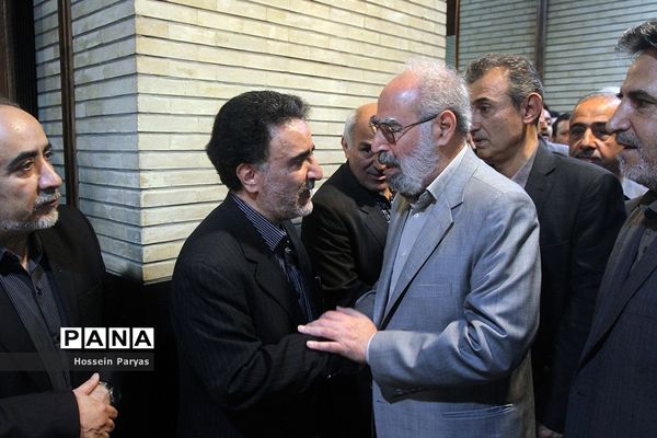 مراسم ترحیم پدر مصطفی تاج‌زاده