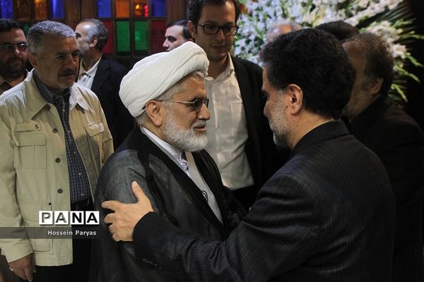 مراسم ترحیم پدر مصطفی تاج‌زاده