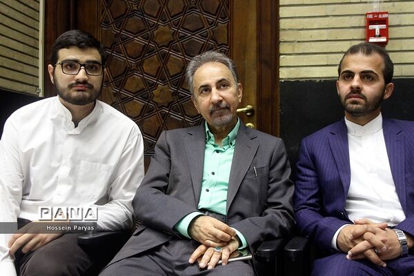 مراسم ترحیم پدر مصطفی تاج‌زاده