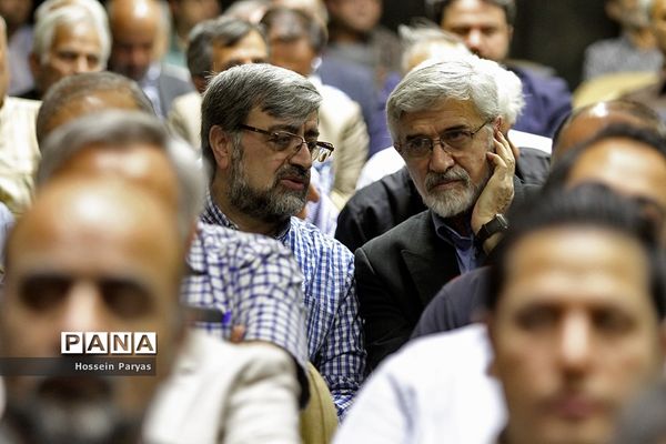 مراسم ترحیم پدر مصطفی تاج‌زاده