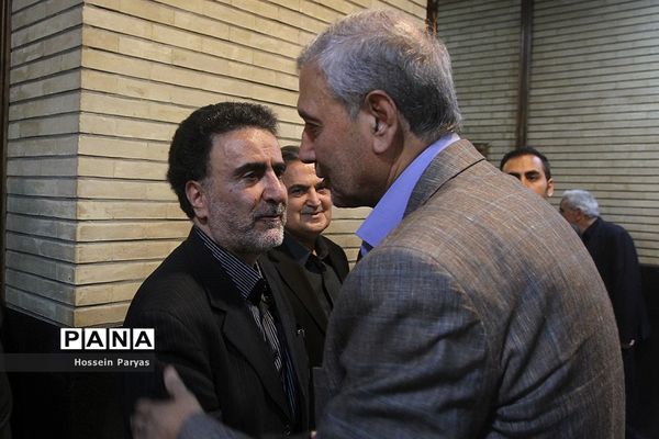 مراسم ترحیم پدر مصطفی تاج‌زاده