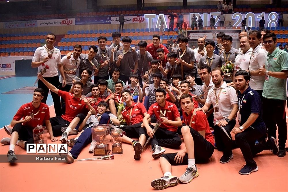 قهرمانی ژاپن در مسابقات والیبال نوجوانان آسیا