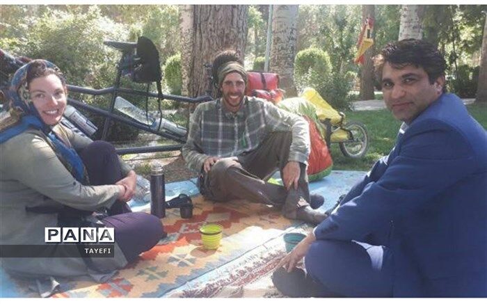زوج توریست فرانسوی مهمان شهردار چناران شدند