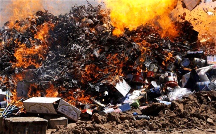 ۲۰ تن کالای قاچاق در یزد معدوم شد
