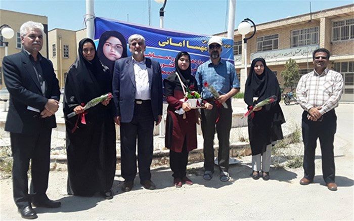استقبال از هنرجوی افتخار آفرین در جشنواره کشوری مهارت های هنری