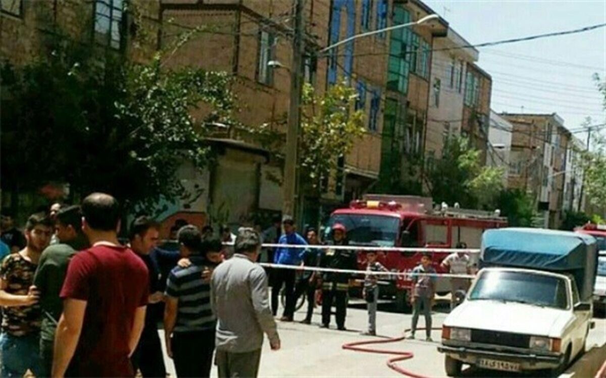 ضربه به لوله فرعی  و نشت گاز در اسلامشهر