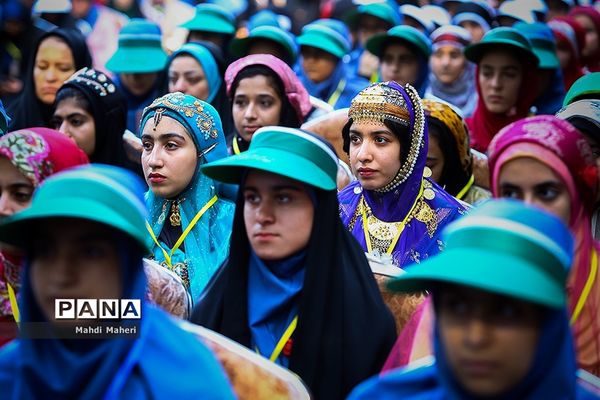 پانزدهمین  اردوی ملی دانش‌آموزان دختر مناطق مرزی کشور