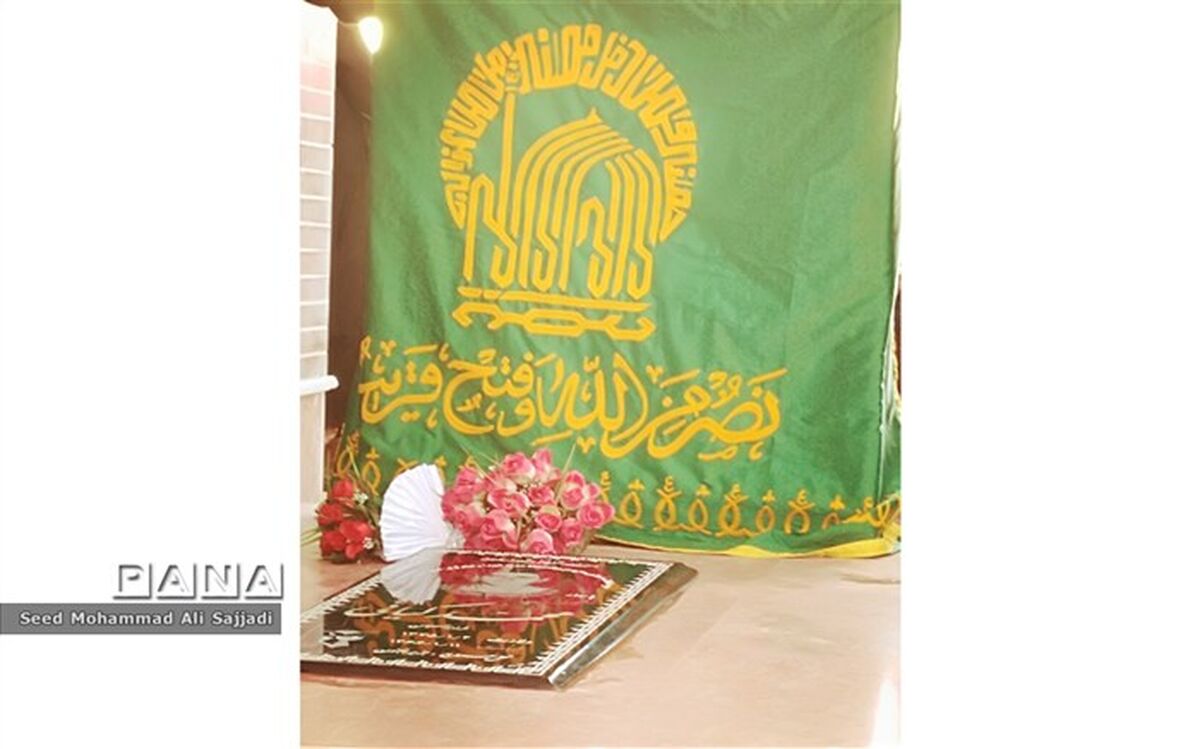 معطر شدن روستاهای شهرستان درمیان با زیارت  پرچم امام رضا