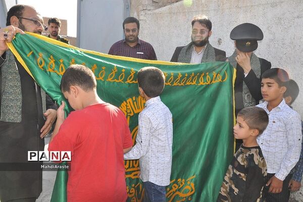 مرکزنگهداری کودکان بی سرپرست و  بد سرپرست  شهرستان درمیان میزبان خادمان امام رضا(ع )
