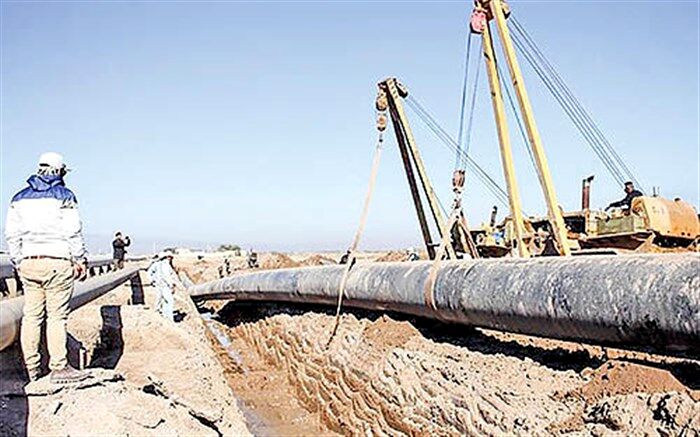 خط انتقال آب 1000 آبادان افتتاح شد