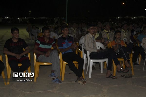 آخرین شب اردوی استانی پیشتازان پسر فارس