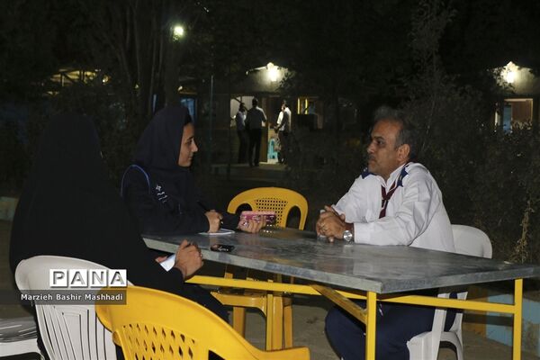 نخستین روز از اردوی استانی دختران پیشتاز فارس