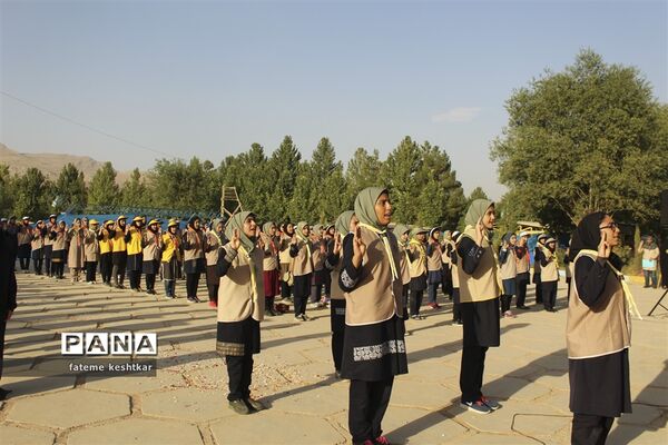 صبحگاه  اول  اردو  پیشتازان دخترفارس
