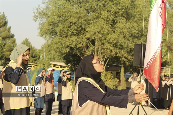 صبحگاه  اول  اردو  پیشتازان دخترفارس