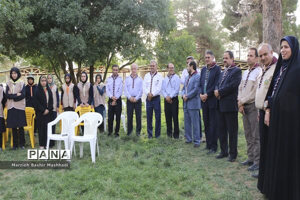 بازدید مسئولان اداره کل آموزش و پرورش کل فارس از اردو دختران پیشتاز