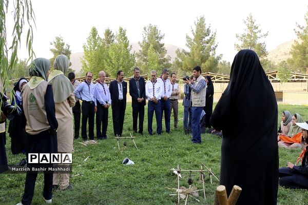 بازدید مسئولان اداره کل آموزش و پرورش کل فارس از اردو دختران پیشتاز