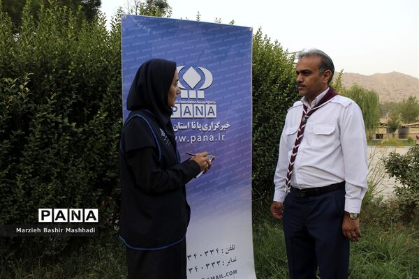 بازدید مسئولان اداره کل آموزش و پرورش کل فارس از اردو دختران پیشتاز