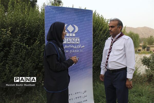 بازدید مسئولان اداره کل آموزش و پرورش کل فارس از اردو دختران پیشتاز