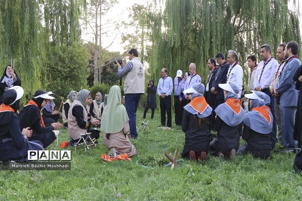 بازدید مسئولان اداره کل آموزش و پرورش کل فارس از اردو دختران پیشتاز