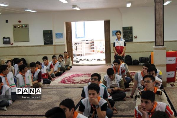 پیش اروی پیشتازان پسر قم در اردگاه ملا صدرا کهک برگزار شد