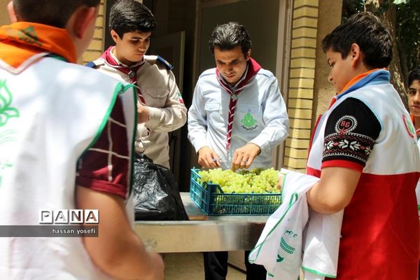 پیش اروی پیشتازان پسر قم در اردگاه ملا صدرا کهک برگزار شد