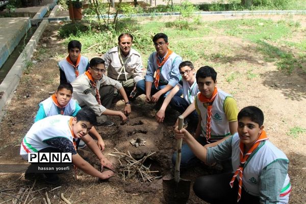 پیش اروی پیشتازان پسر قم در اردگاه ملا صدرا کهک برگزار شد