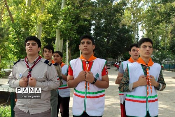 پیش اروی پیشتازان پسر قم در اردگاه ملا صدرا کهک برگزار شد